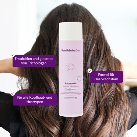 Health Labs Care Balance On Stärkendes Trichoshampoo stärkendes Shampoo zur Unterstützung des Haarwachstums