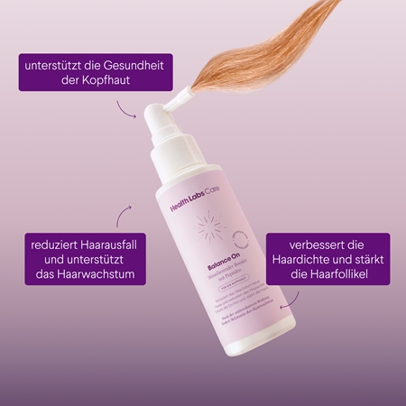 Health Labs Care Balance On Stimulierender Booster mit Peptiden Serum zur Unterstützung des Haarwachstums