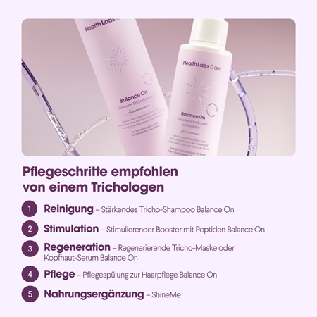 Health Labs Care Balance On Stimulierender Booster mit Peptiden Serum zur Unterstützung des Haarwachstums