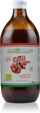 HEALTH NUTRITION Goji Pur BIO suc calitate BIO