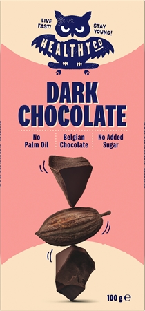 HealthyCo Dark Chocolate chocolat noir sans sucre ajouté