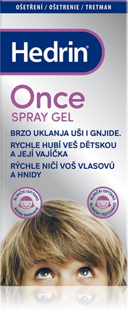 Hedrin Once gél v spreji proti všiam