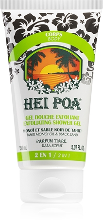 Hei Poa Tahiti Monoi Oil Black Sand Duschpeeling