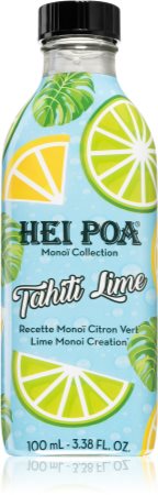 Hei Poa Tahiti Monoi Oil  Lime huile multifonctionnelle visage, corps et cheveux