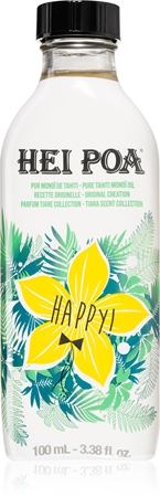 Hei Poa Tahiti Monoi Oil  Happy huile multifonctionnelle corps et cheveux