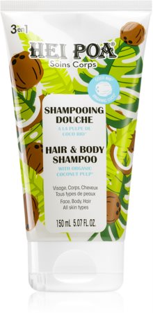 Hei Poa Organic Coconut Oil šampón s kokosovým olejom na telo a vlasy