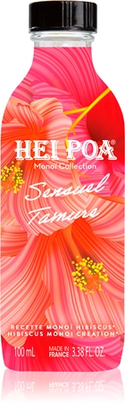 Hei Poa Tahiti Monoi Oil Sensuel Tamure huile hydratante corps et cheveux