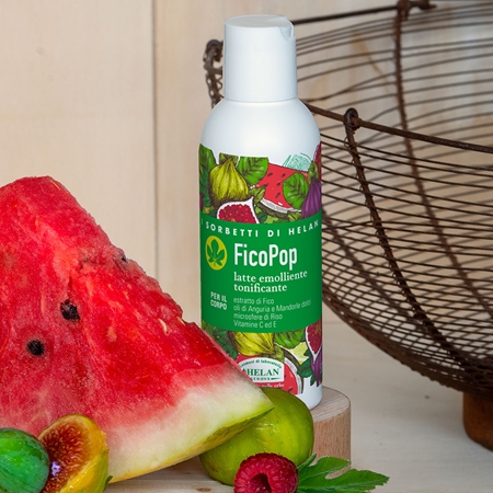 Helan I SORBETTI DI HELAN FicoPop Toning Softening Milk fluide corporel apaisant
