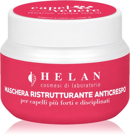 Helan CAPELVENERE Anti-Frizz Restructuring Hair Mask Nogludinoša maska lokainiem un sprogainiem matiem