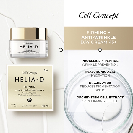 Helia-D Cell Concept spevňujúci denný krém proti vráskam 45+