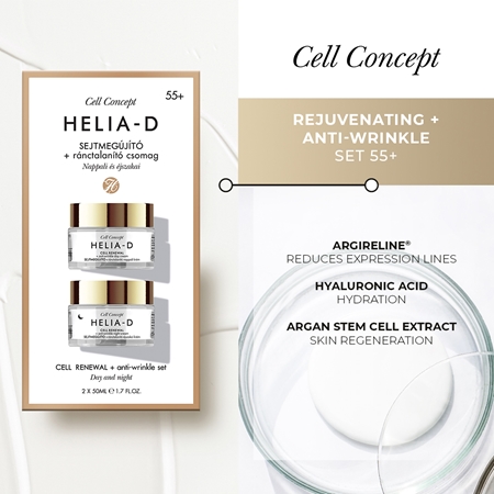 Helia-D Cell Concept conditionnement avantageux pour rajeunir la peau