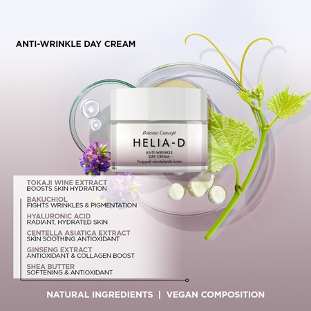 Helia-D Botanic Concept denný krém proti vráskam