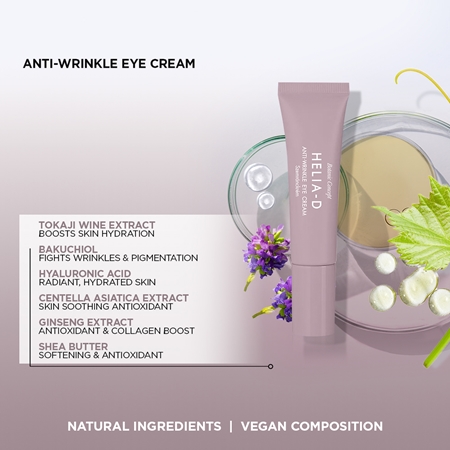 Helia-D Botanic Concept eye cream with anti-wrinkle effect