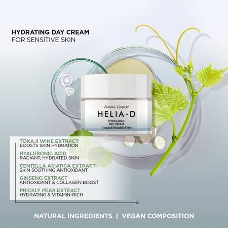 Helia-D Botanic Concept crema idratante giorno per pelli sensibili