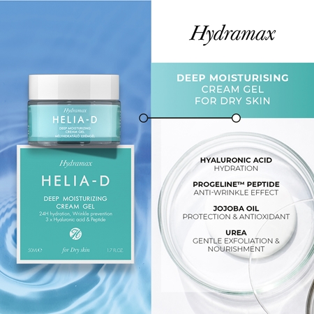 Helia-D Hydramax hydratační gel krém pro suchou pleť