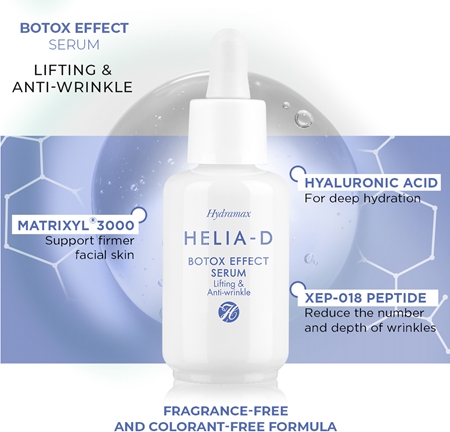 Helia-D Hydramax Botox Effect Sérum antirrugas e com efeito lifting