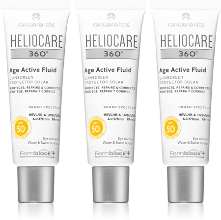 Heliocare 360° Age Active Fluid лосион за слънце анти стареене SPF 50+
