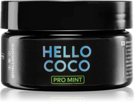 Hello Coco PRO Mint aktivno oglje za beljenje zob