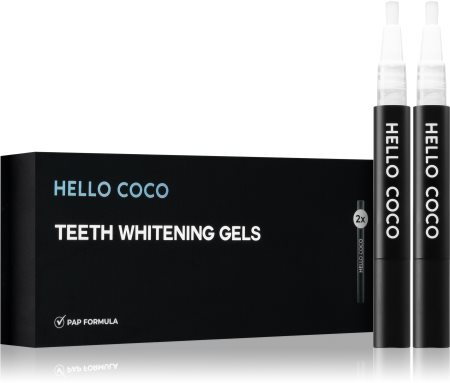 Hello Coco PAP+ Teeth Whitening Gels bieliace pero na zuby