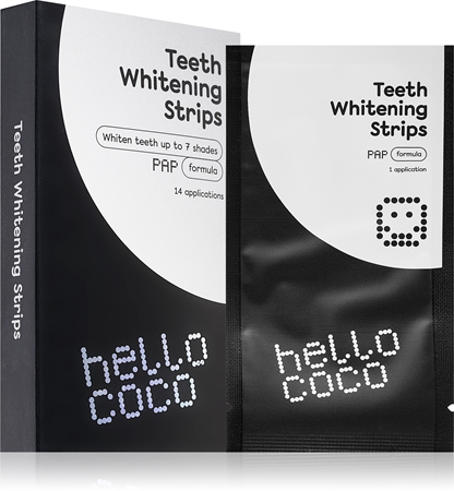 Hello Coco PAP+ Teeth Whitening Strips strisce sbiancanti per i denti