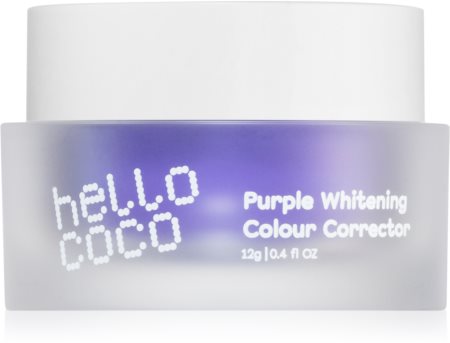 Hello Coco Purple Whitening Colour Corrector plekke eemaldav ja valgendav pulber