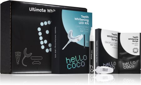 Hello Coco PAP Ultimate Whitening Set kit sbiancante per i denti