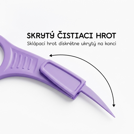hello coco Floss Picks dentálné špáratka s niťou