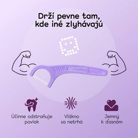 hello coco Floss Picks dentálné špáratka s niťou