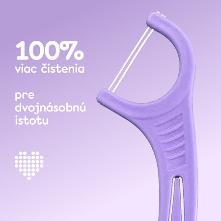 hello coco Floss Picks dentálné špáratka s niťou