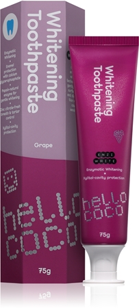 hello coco Whitening Toothpaste Grape valkaiseva hammastahna maustettu