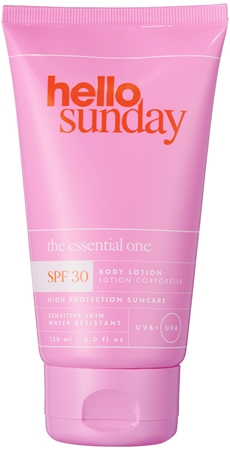hello sunday the one for the body spray solaire corps SPF 30