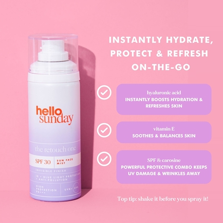 hello sunday the retouch one brume protectrice visage contre les influences externes SPF 30