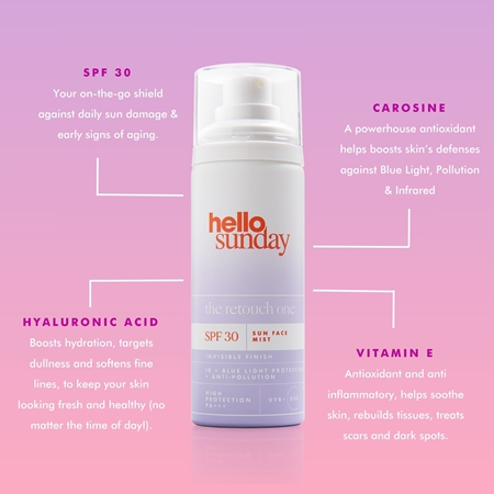 hello sunday the retouch one brume protectrice visage contre les influences externes SPF 30