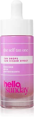 hello sunday the self tan one Sérum auto-bronzeador facial