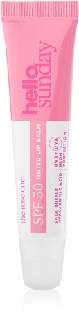 hello sunday the rose one tinted lip balm βάλσαμο για τα χείλη με χρώμα SPF 50