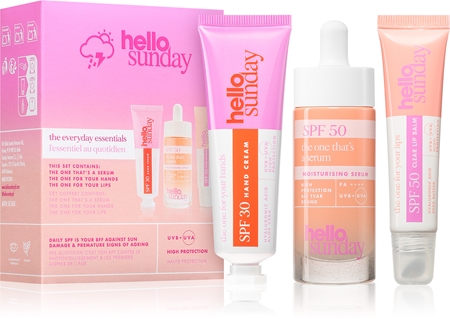 hello sunday the everyday essentials sada pro zářivou pokožku