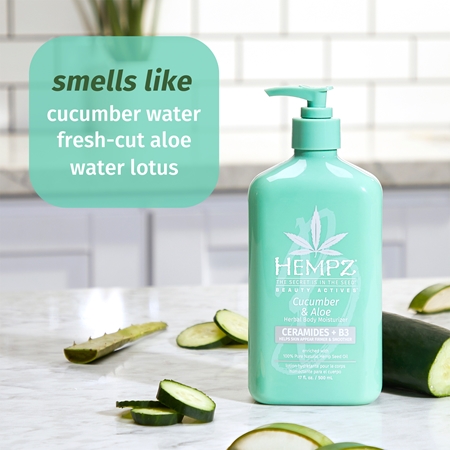 HEMPZ Cucumber & Aloe crème pour le corps