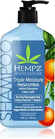 HEMPZ Triple Moisture moisturising shampoo for hair
