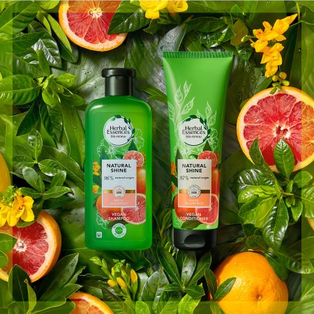 Herbal Essences 96% Natural Origin Volume shampoo hiuksiin