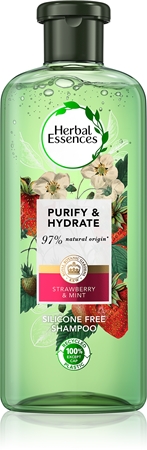 Herbal Essences 97% Natural Origin Strawberry&Mint Shampoo für das Haar