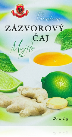 HERBEX Ginger Tea Mojito gyömbértea nátha és meghűlés esetére