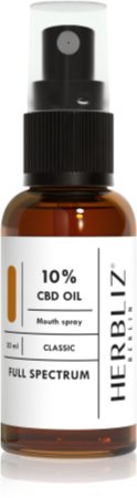 Herbliz Classic CBD Oil 10% ústny sprej s CBD