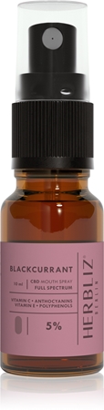 Herbliz Blackcurrant CBD Oil 5% Спрей для порожнини рота з канабідіолом