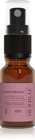 Herbliz Blackcurrant CBD Oil 10% ústny sprej s CBD