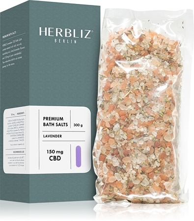Herbliz CBD Bath Salts Lavender vonios druska