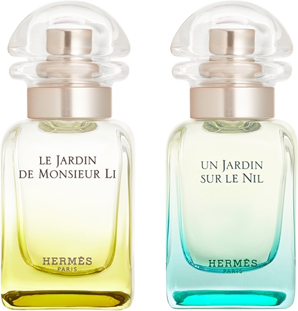 HERMÈS Parfums-Jardins Collection Un Jardin sur le Nil and Le Jardin de Monsieur Li, the fragrance duo Σετ unisex
