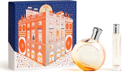 hermes eau des merveilles woda toaletowa 50 ml   zestaw  