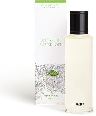 HERMÈS Parfums-Jardins Collection Un Jardin Sur Le Toit Eau de Toilette Recharge mixte