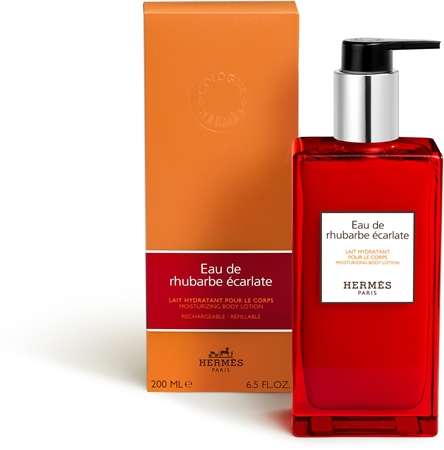 HERMÈS Le Bain Eau de rhubarbe écarlate latte corpo