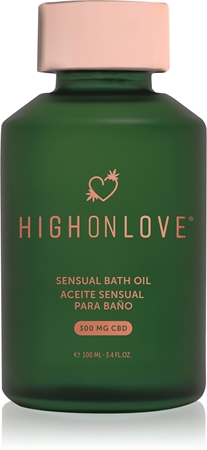 High on Love Sensual CBD shower and body oil